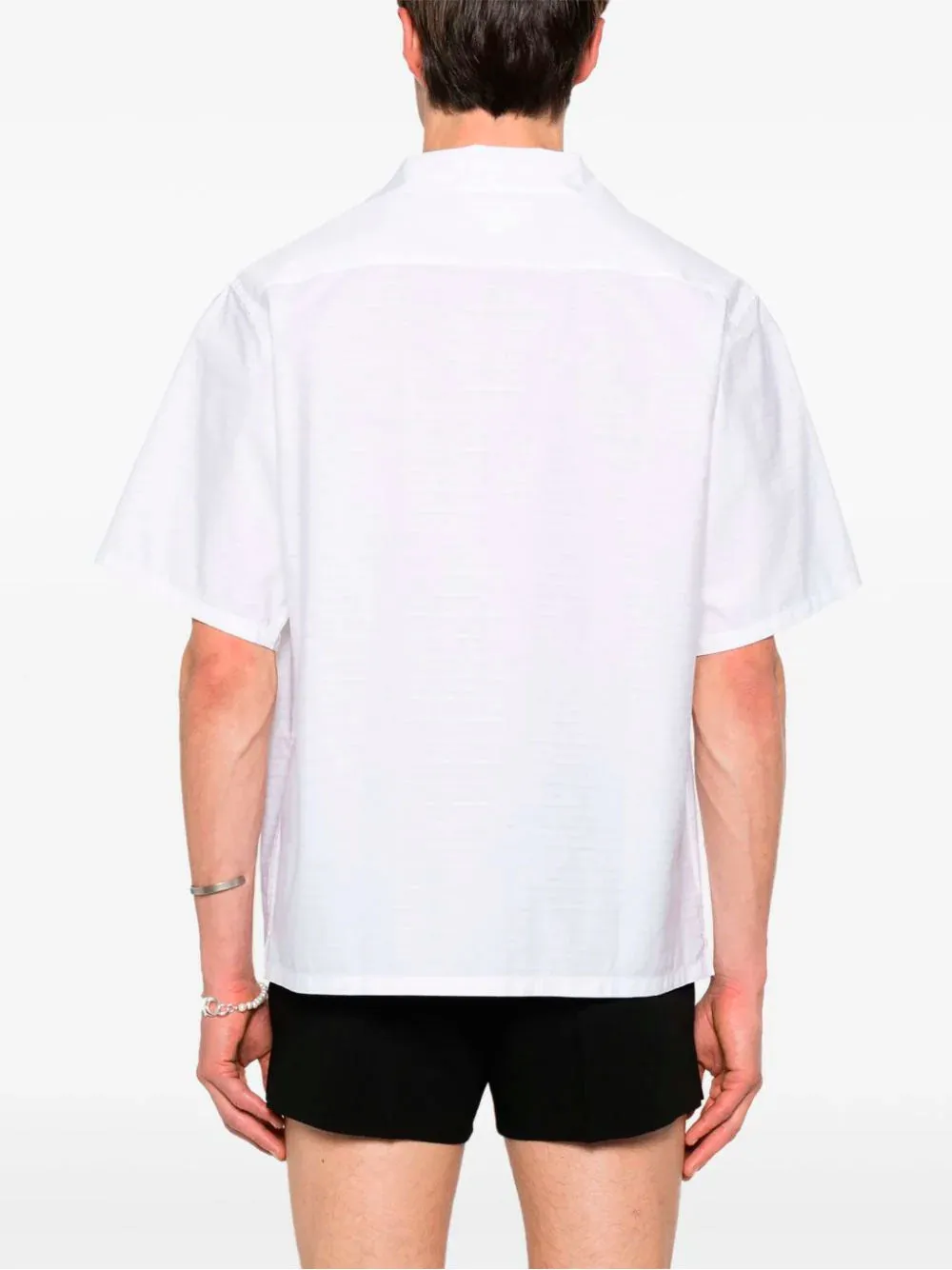 Appliqué-logo shirt