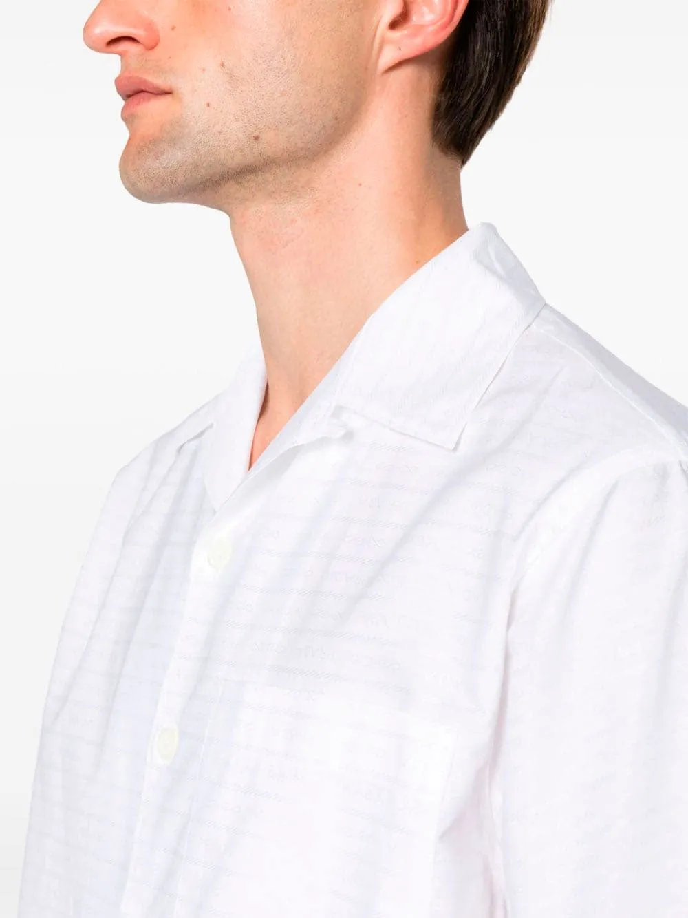 Appliqué-logo shirt