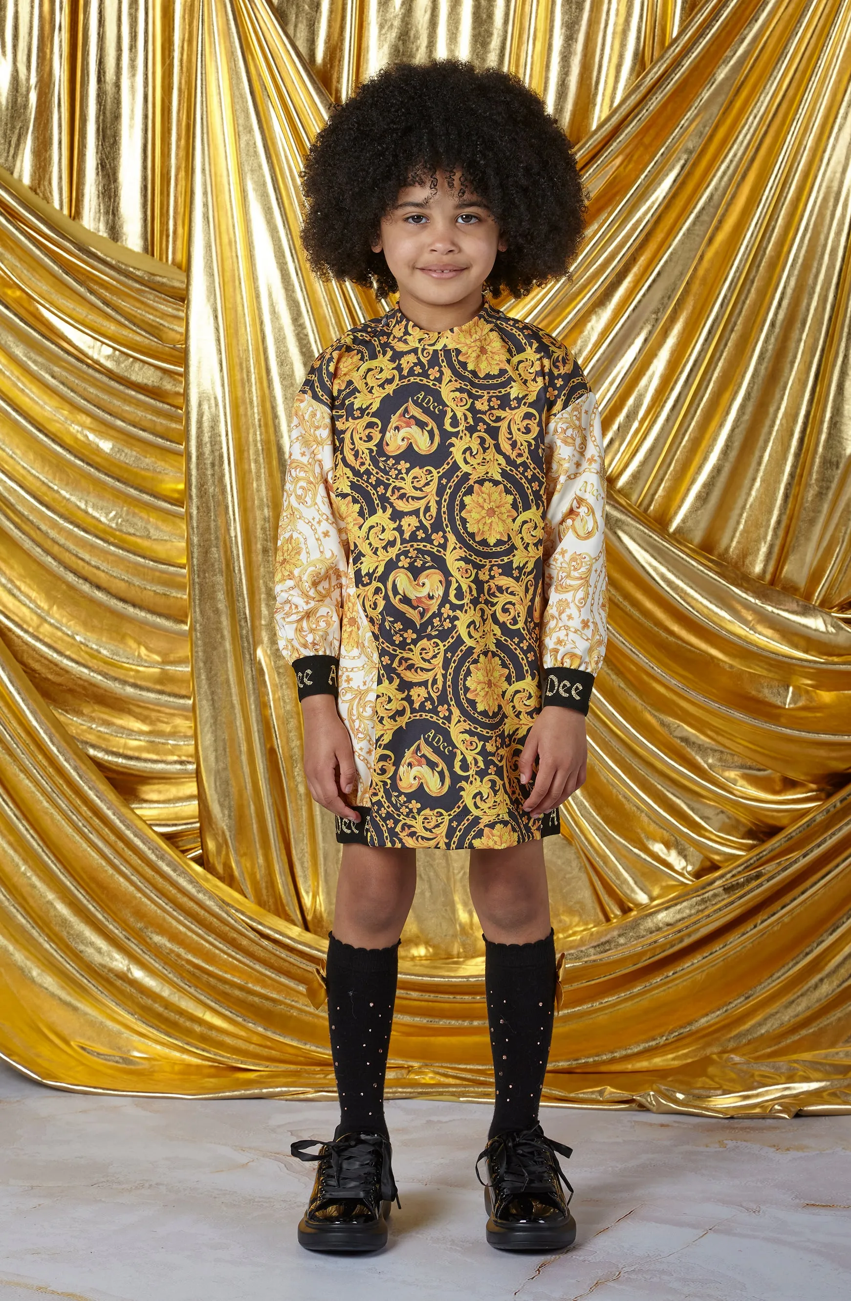 AW23 A Dee Girls Baroque Love Blair Dress