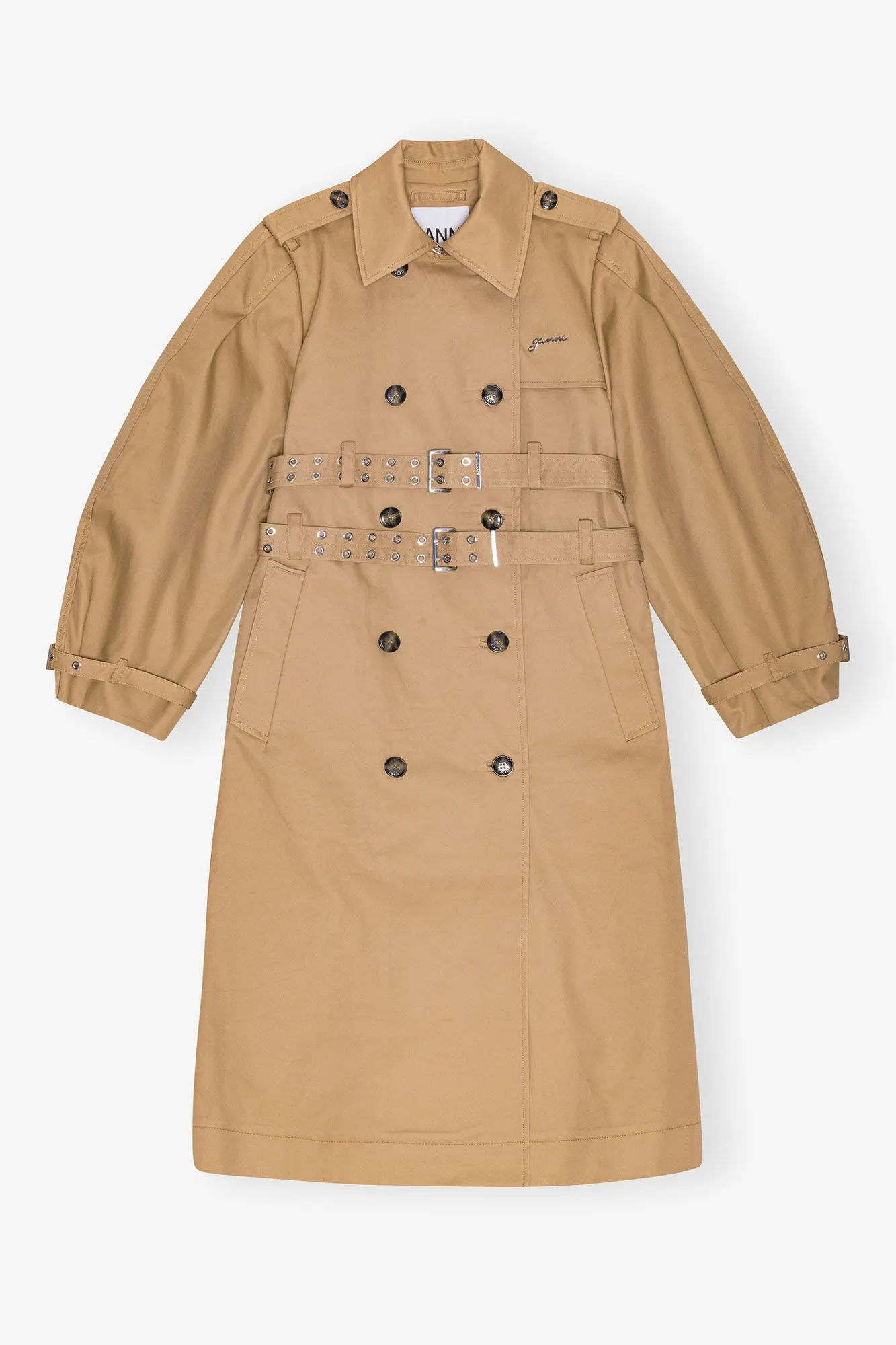 Bonded Cotton Trench Coat