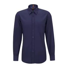 BOSS Relegant Navy Regular Fit Shirt