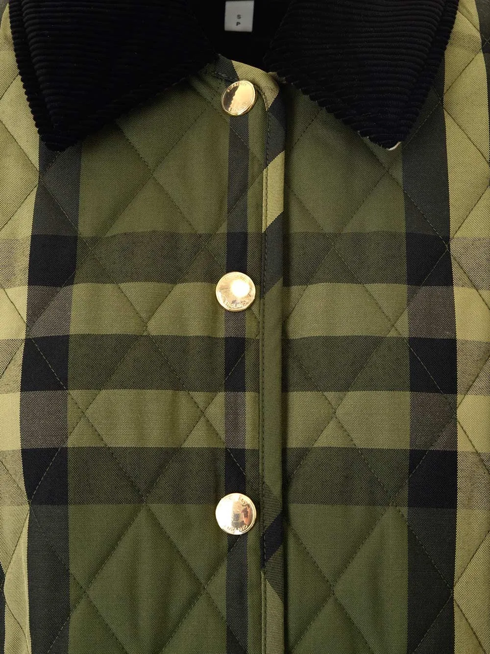 Burberry Checked Diamond Quilted Jacket