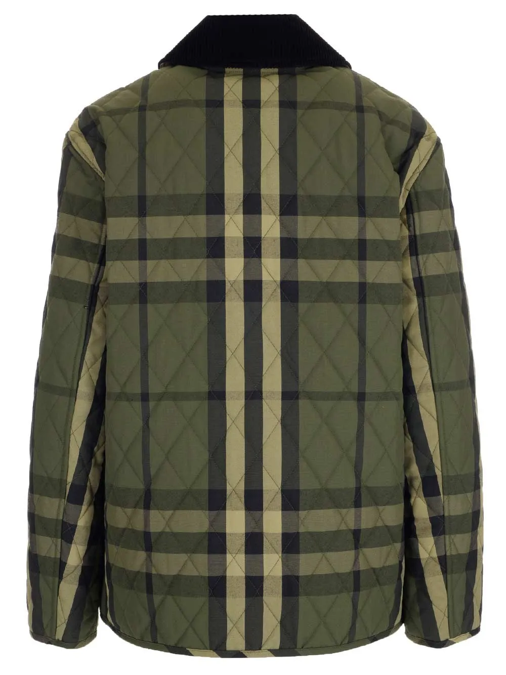 Burberry Checked Diamond Quilted Jacket
