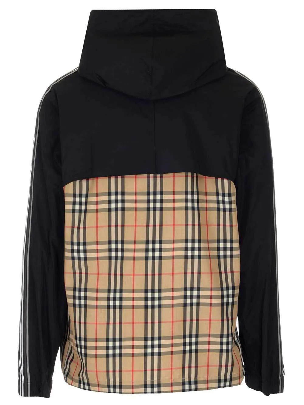 Burberry Checked Hooded Jacket