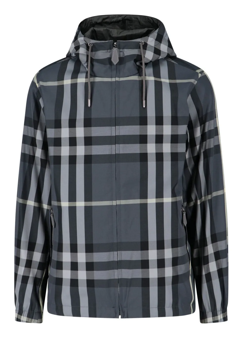 Burberry Checked Hooded Reversible Jacket