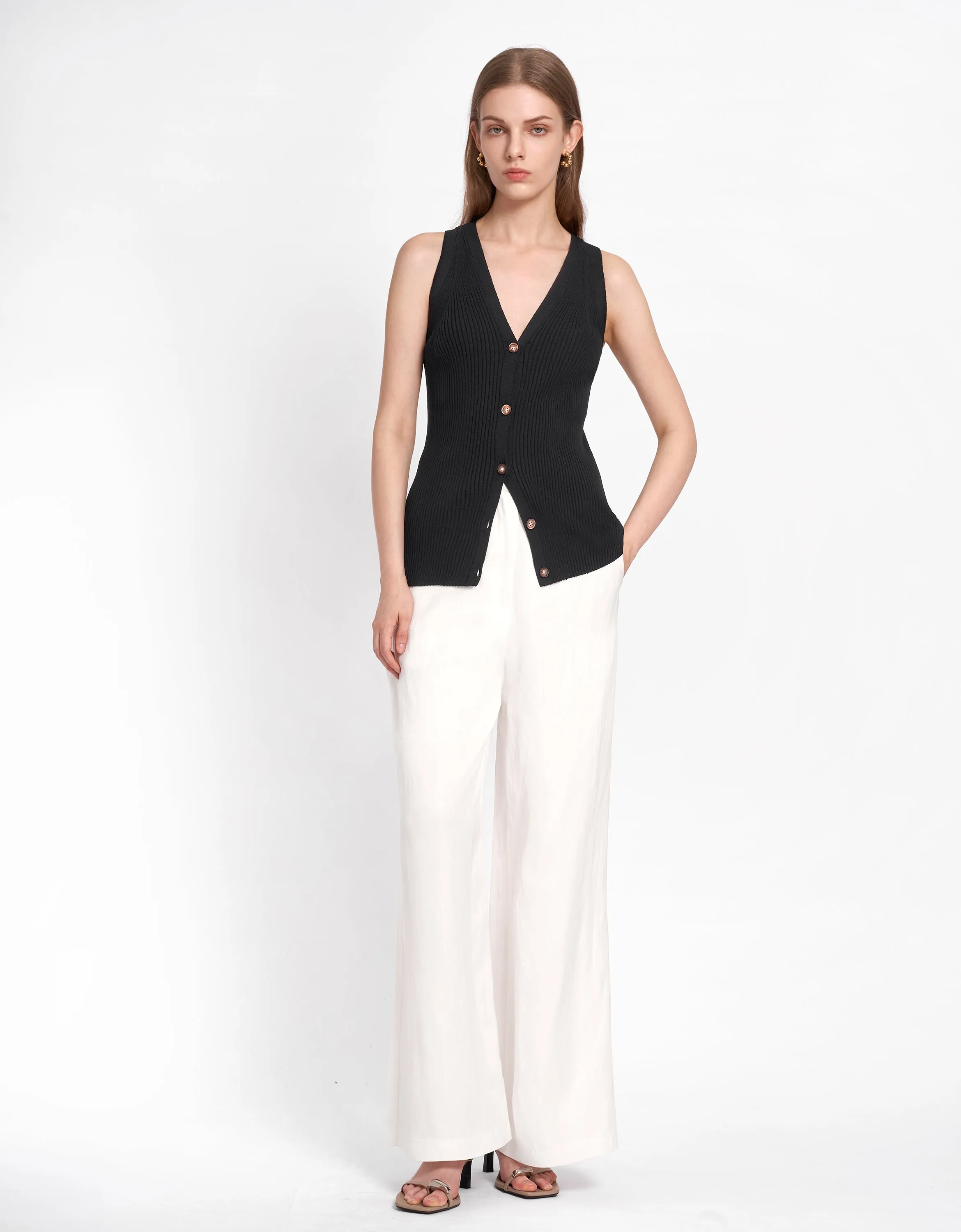 Button Up Vest
