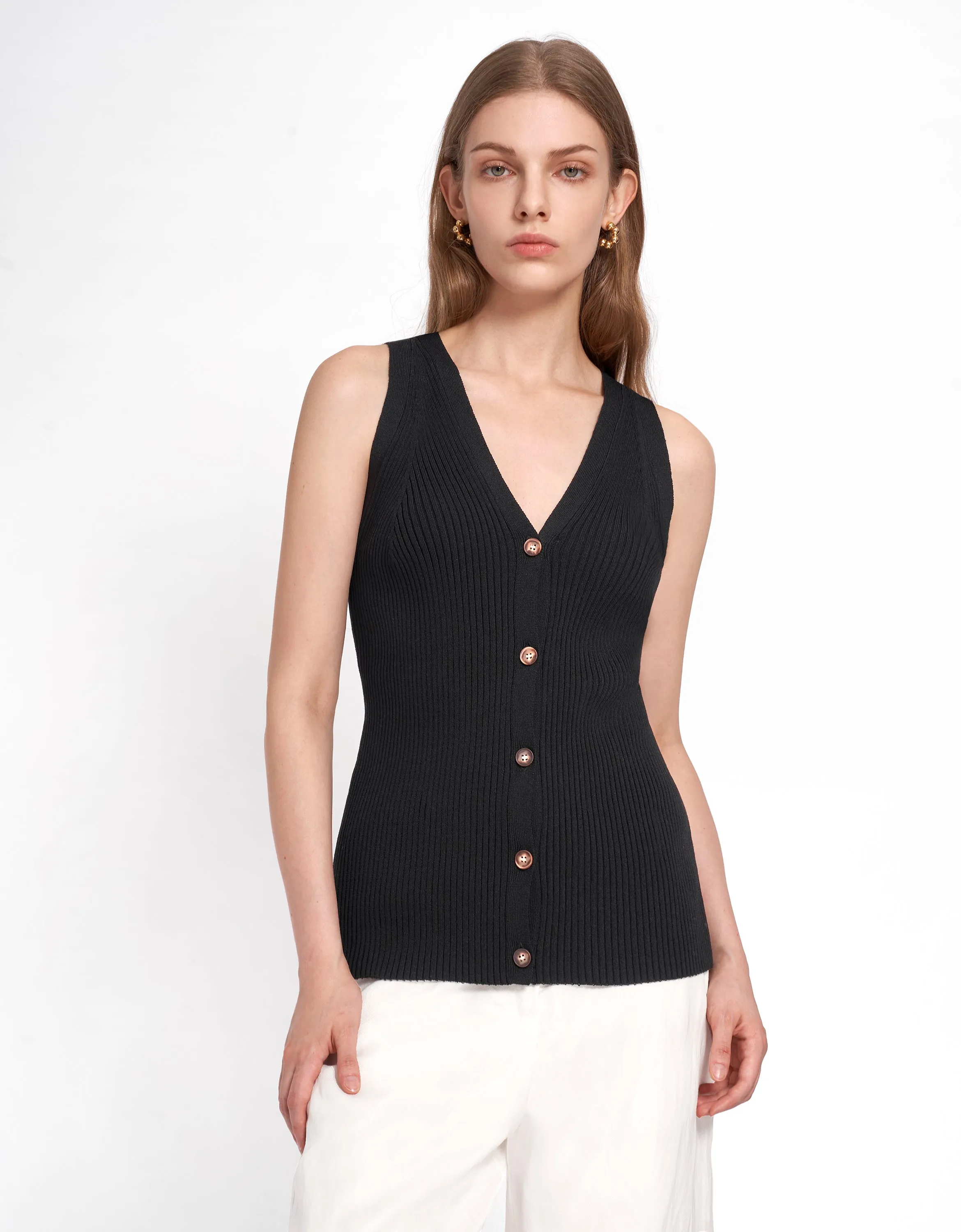 Button Up Vest