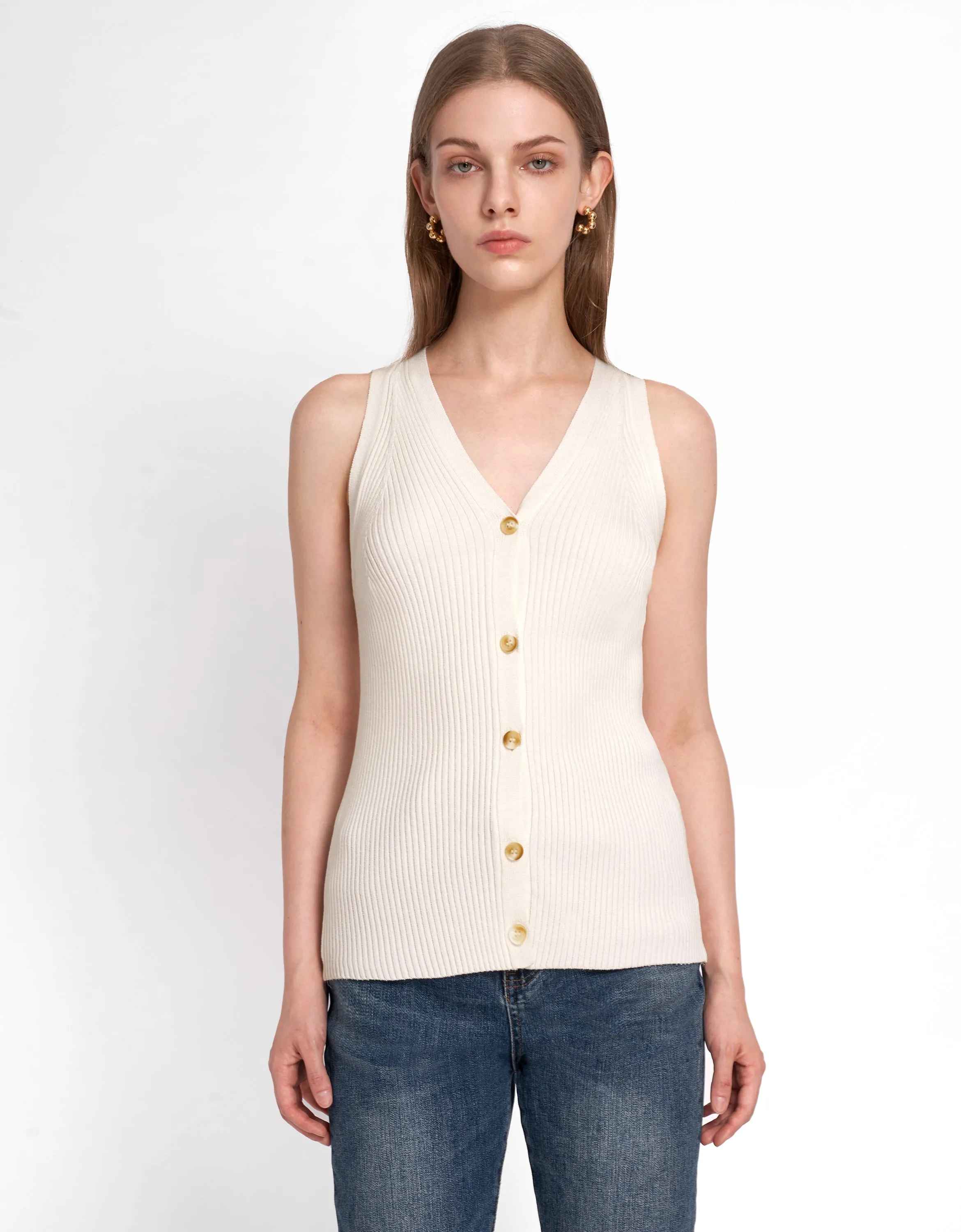Button Up Vest
