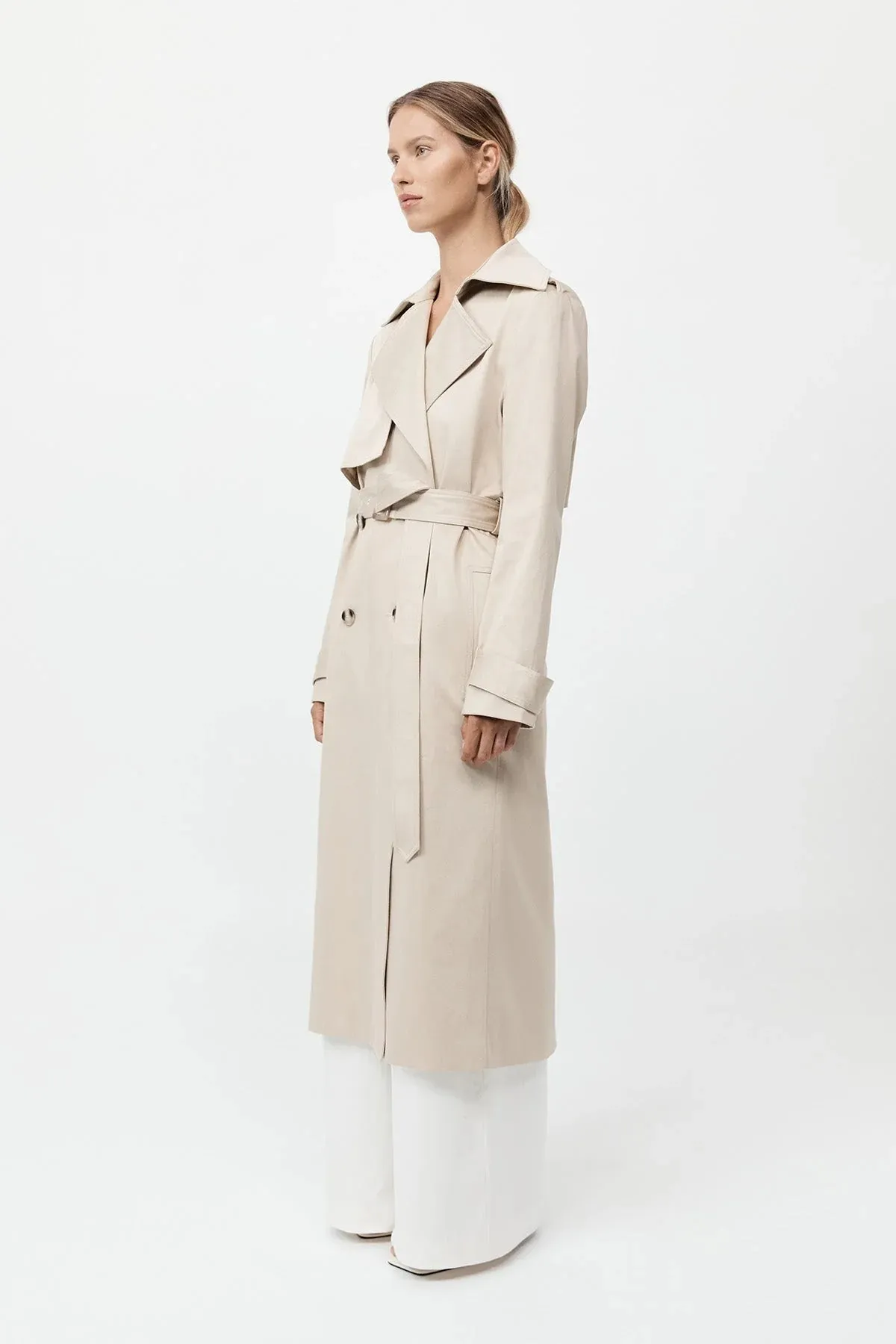 Classic Trench Coat - Champagne