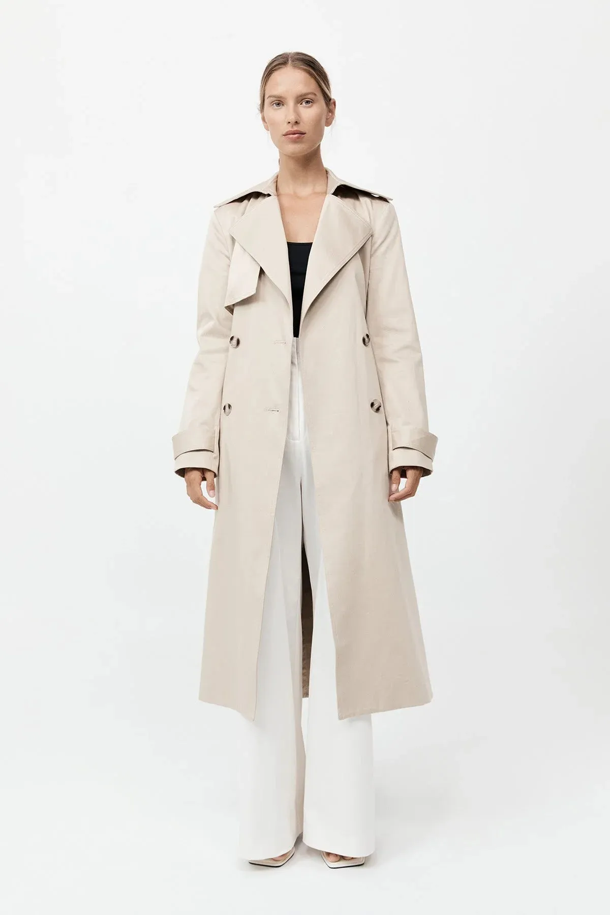Classic Trench Coat - Champagne