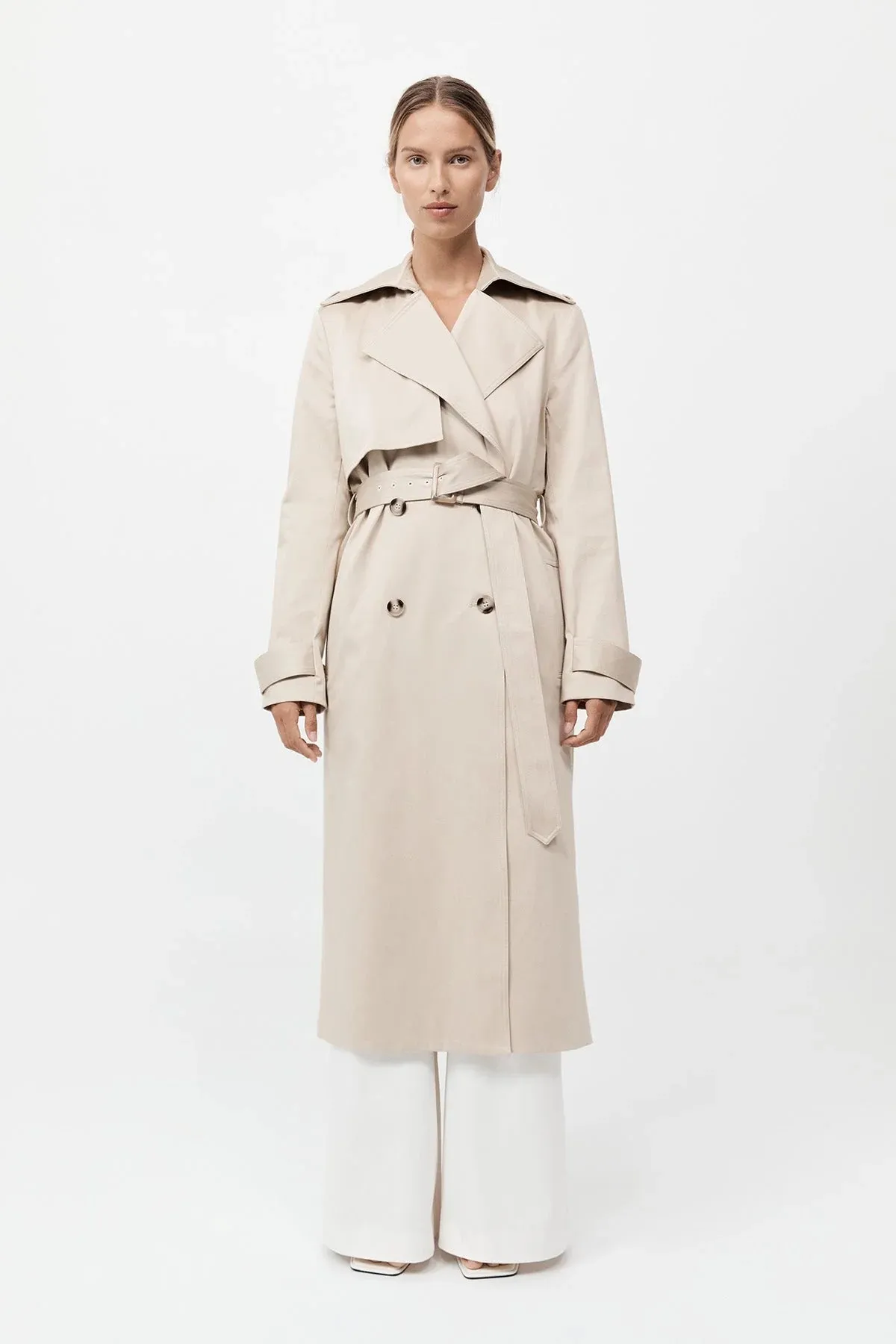 Classic Trench Coat - Champagne