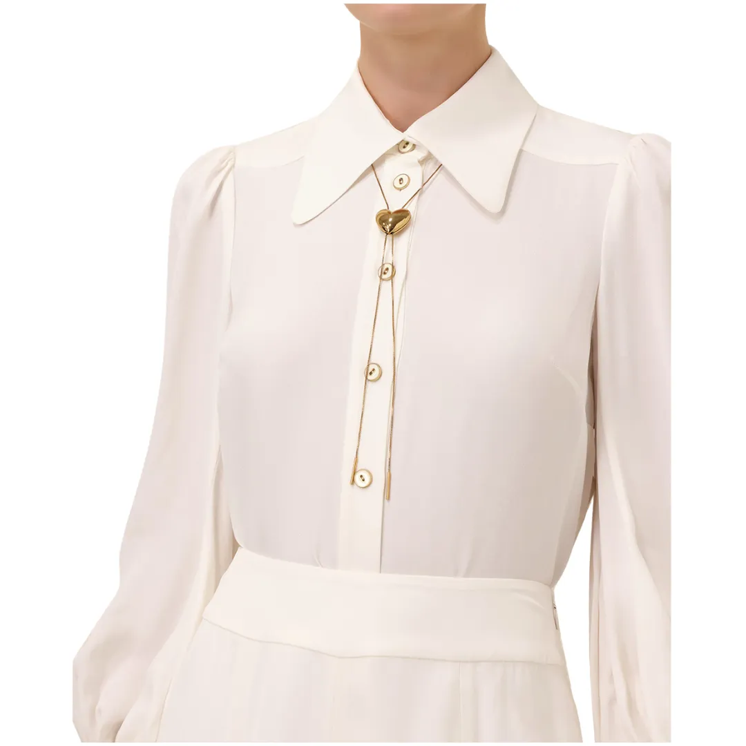 Collared Heart Blouse