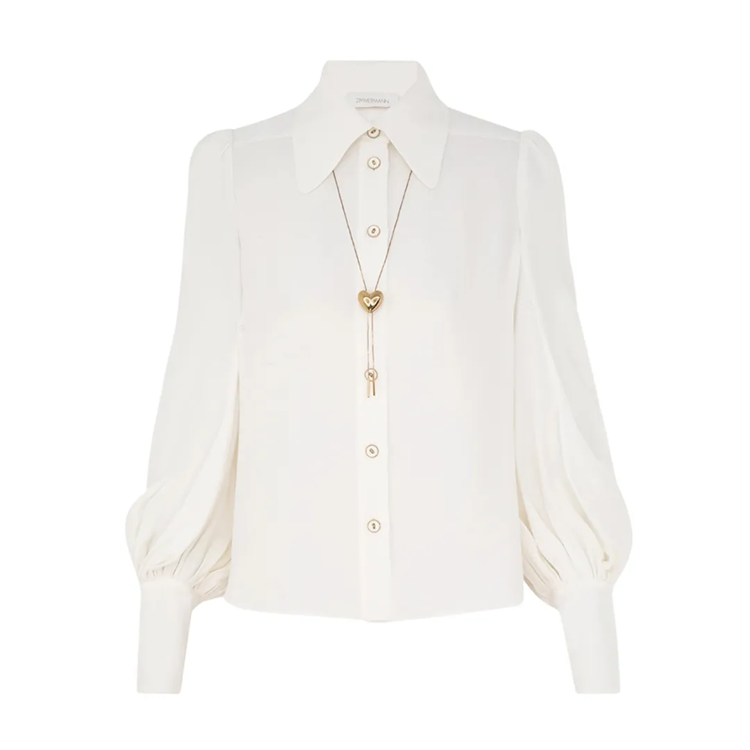 Collared Heart Blouse