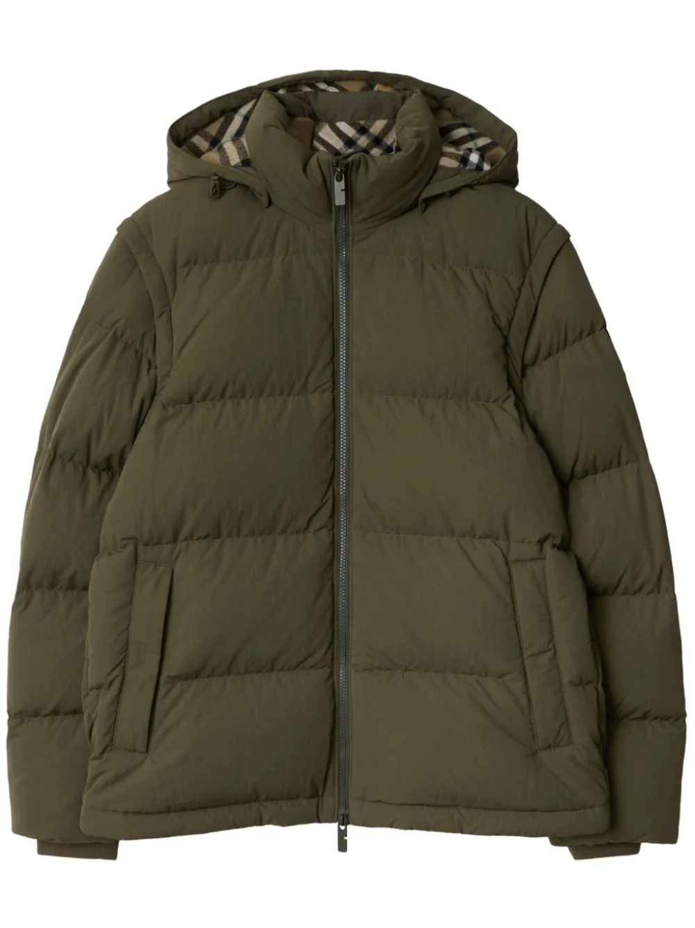 Detachable-Sleeve Puffer Jacket