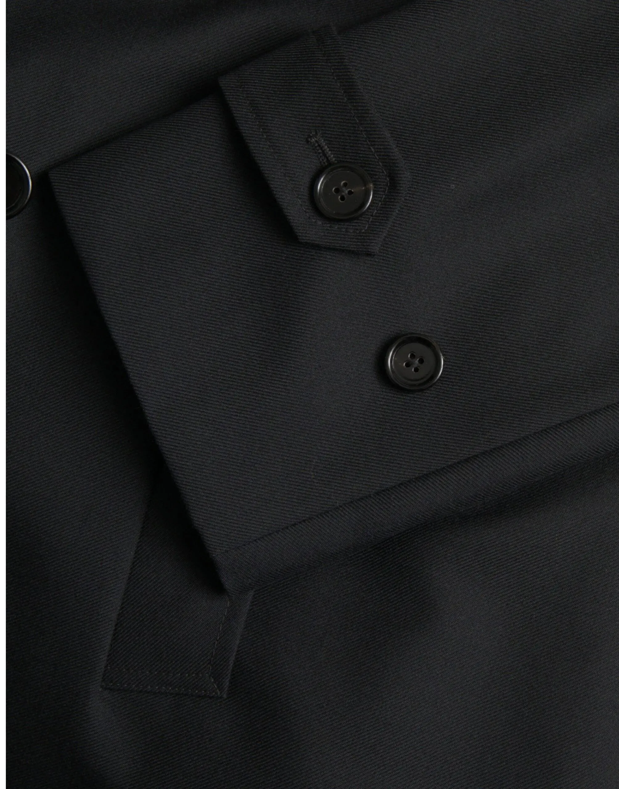 Dolce & Gabbana Black Double Breasted Coat