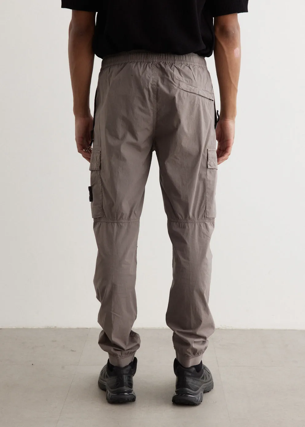 Elasticated Regular Fit Tapered Cargo Pants