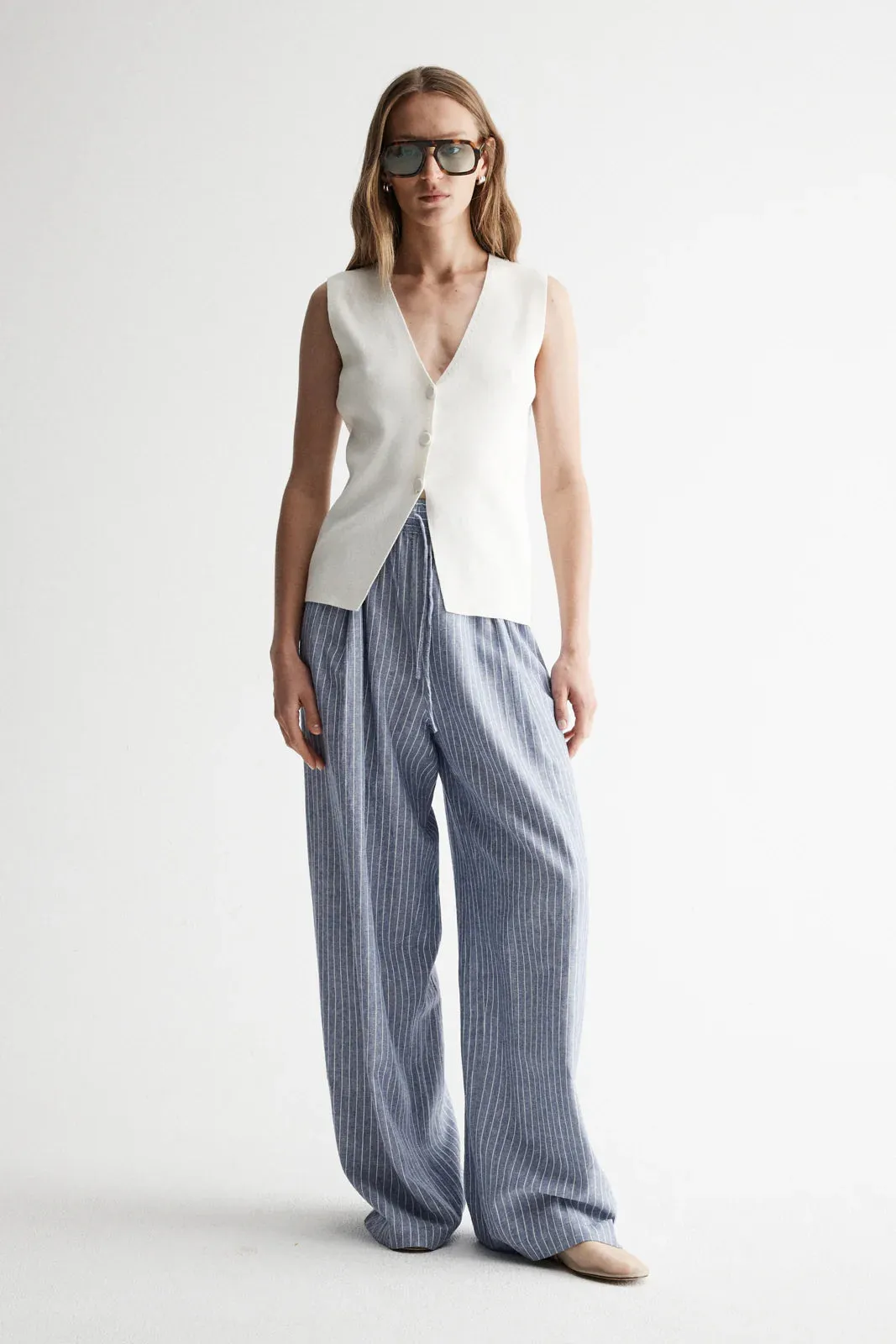 Elka Collective - Lulu Knit Top (White)