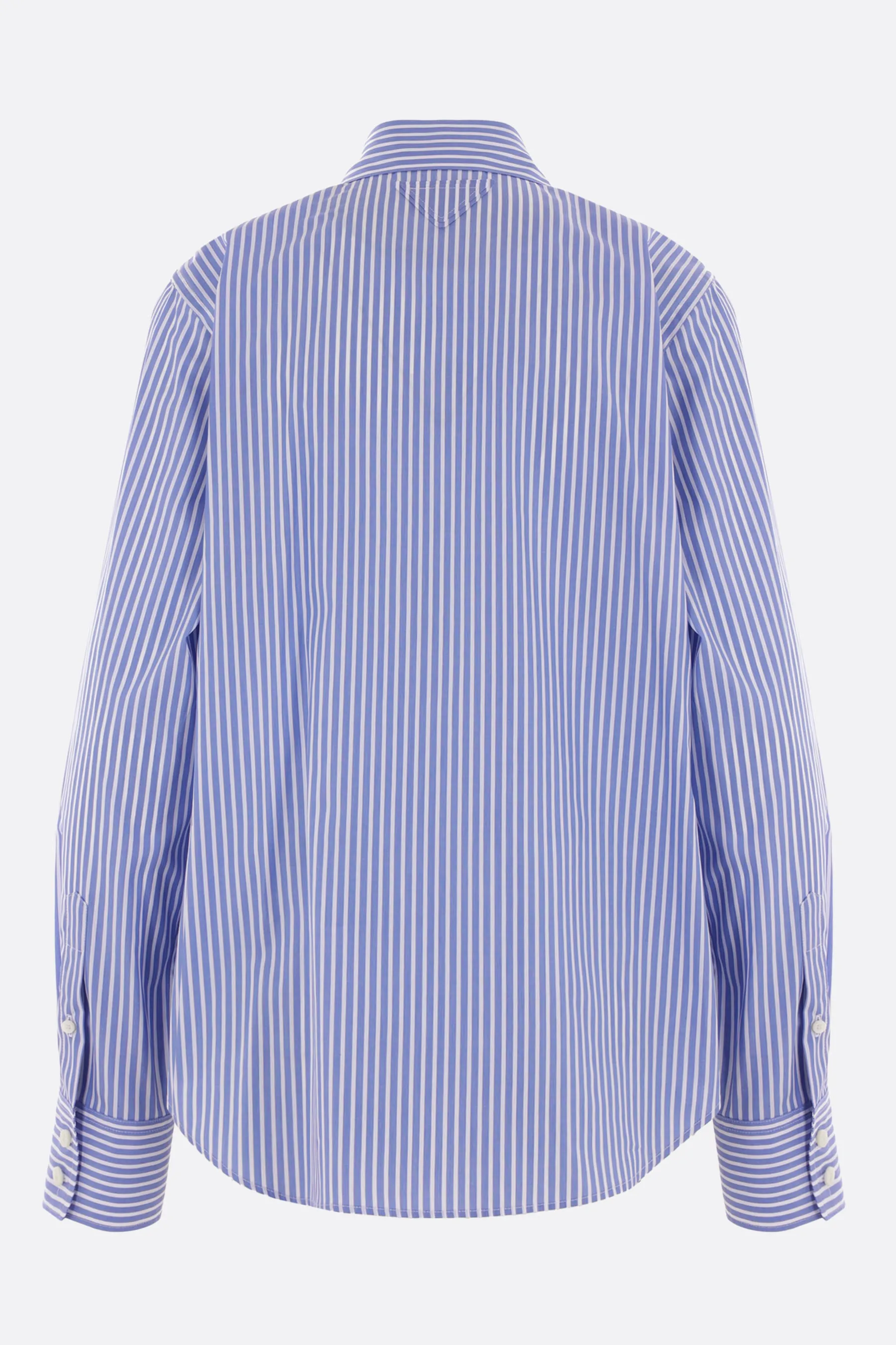 Embroidered Striped Cotton Top