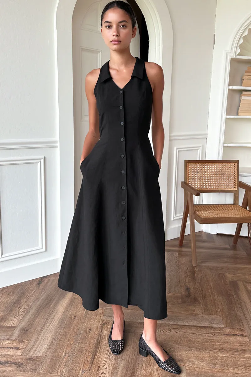 Emerson Fry Atelier Cafe Dress Black