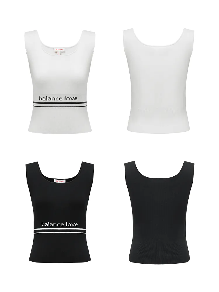 EP YAYING Sporty Knit Vest