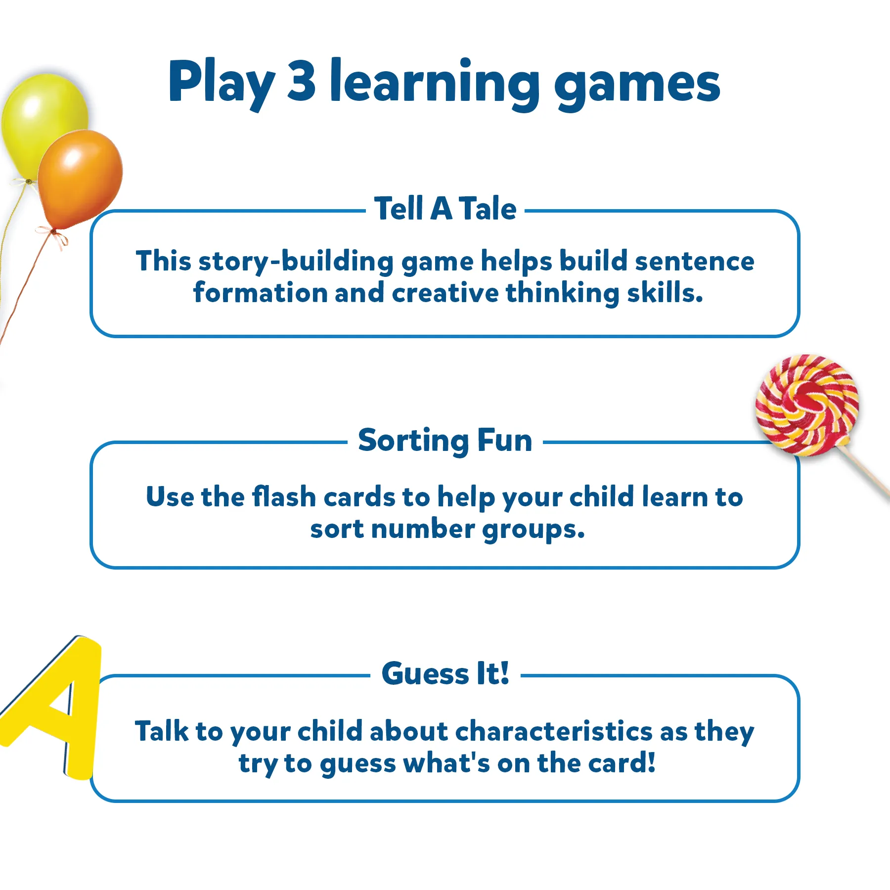 Flash Cards - Letters, Numbers, Shapes and Colors