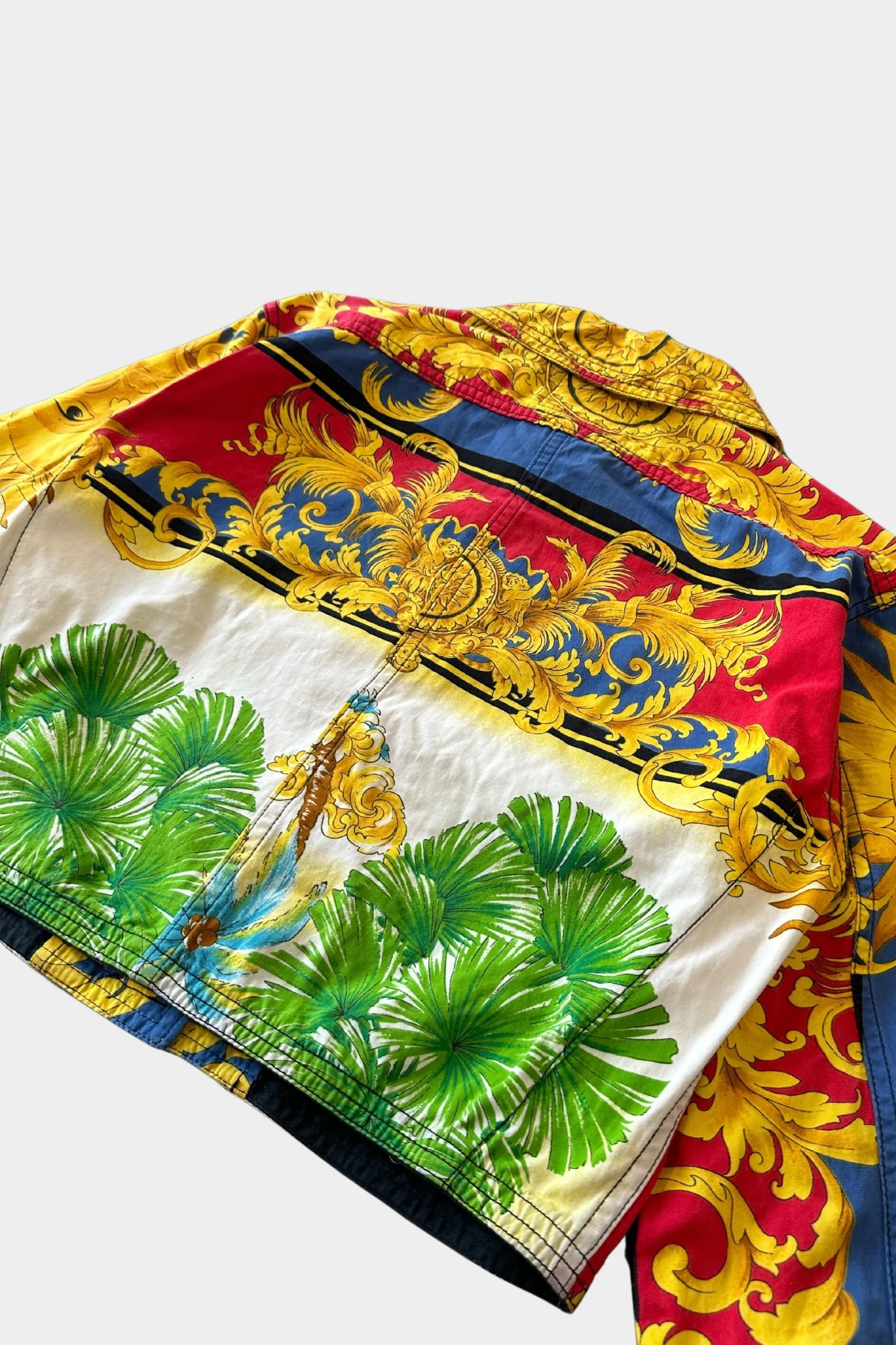 Gianni Versace S/S 1993 Baroque Sun Cropped Jacket