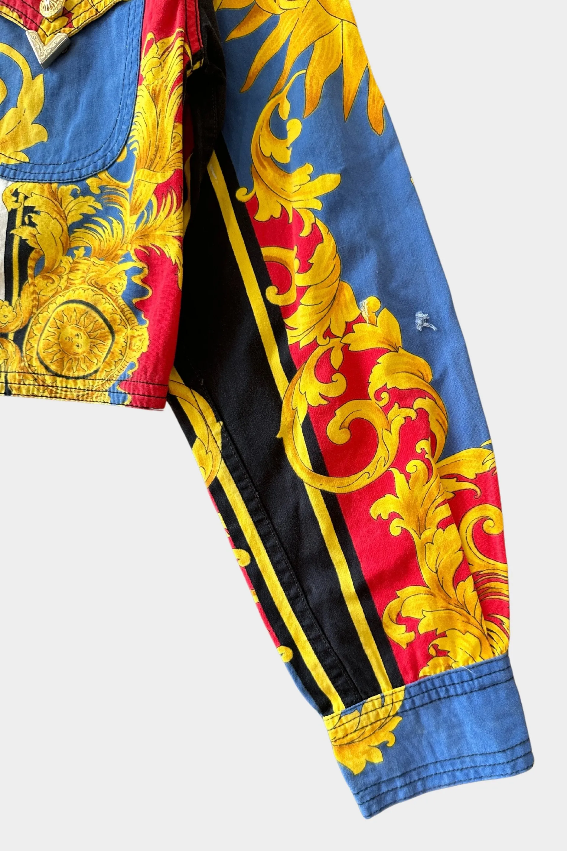 Gianni Versace S/S 1993 Baroque Sun Cropped Jacket
