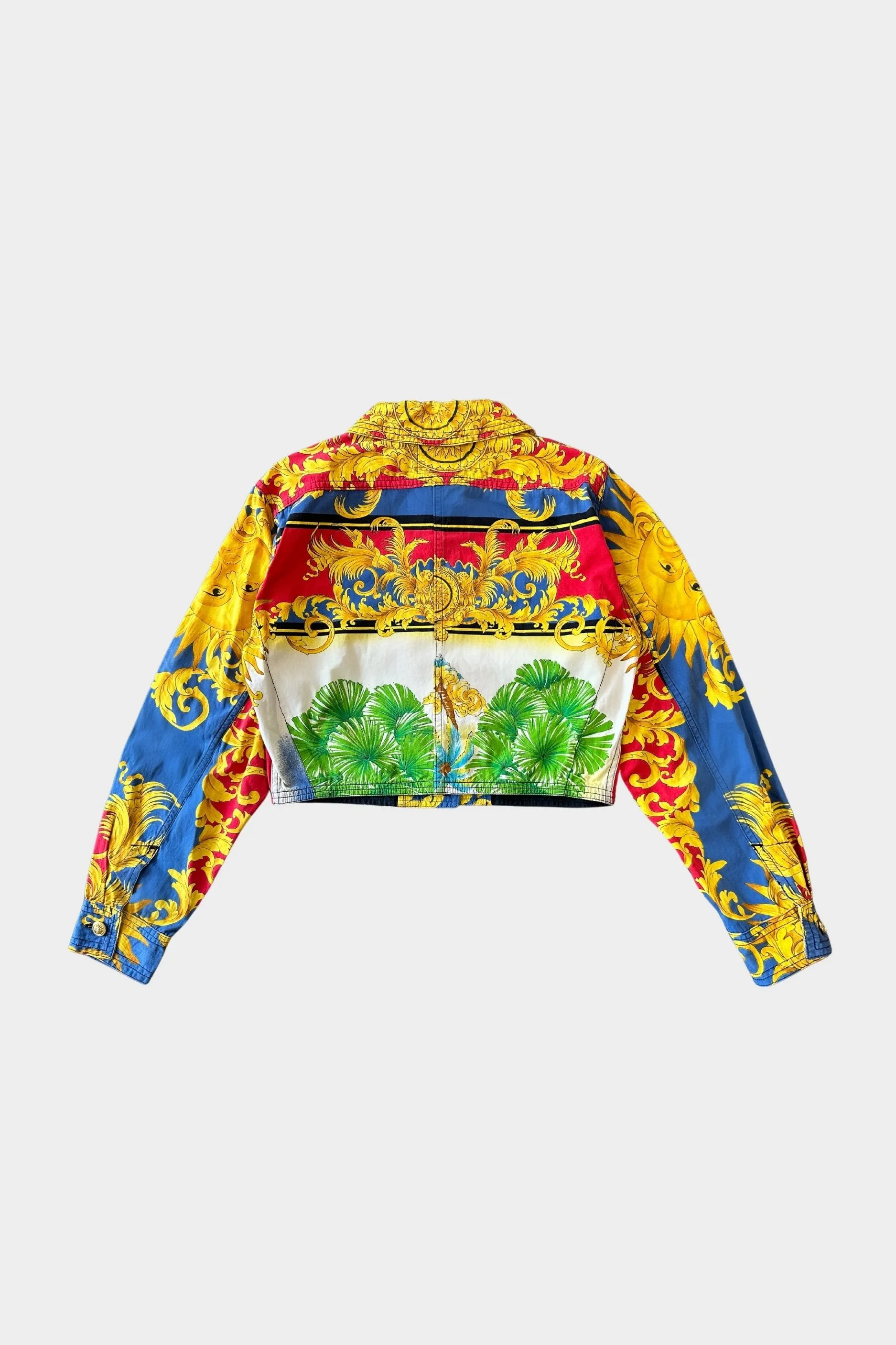 Gianni Versace S/S 1993 Baroque Sun Cropped Jacket