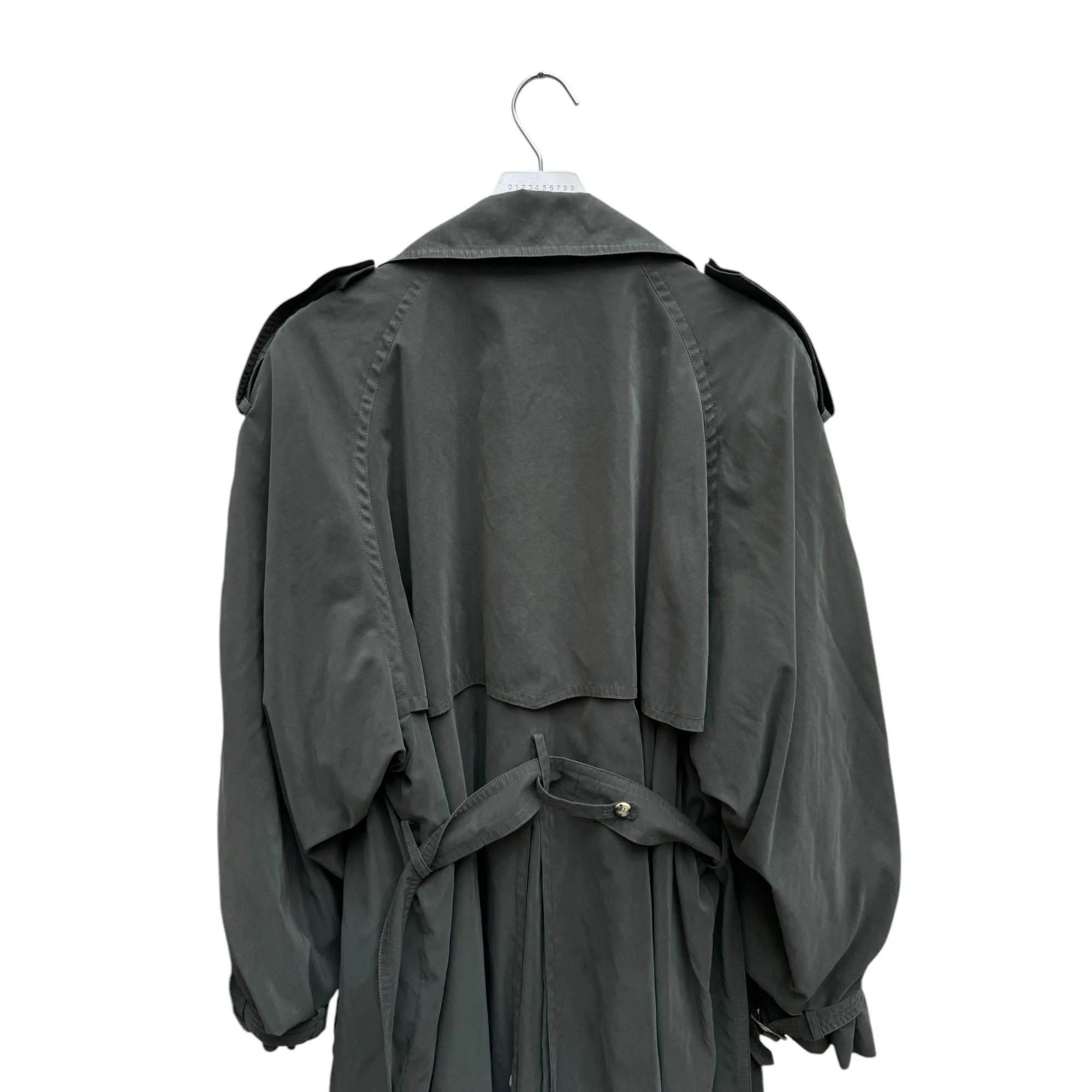Hermes Vintage Kaki Trench Coat Size 54 fits M to L