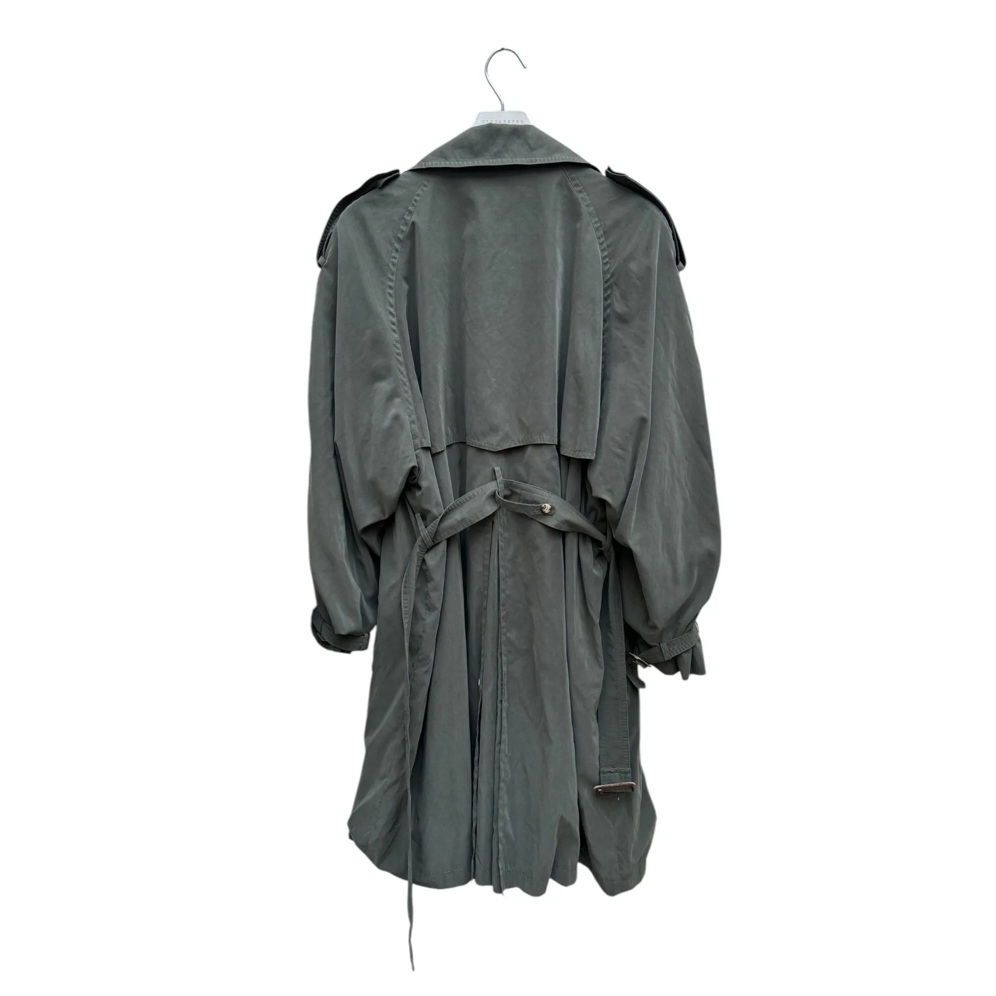 Hermes Vintage Kaki Trench Coat Size 54 fits M to L