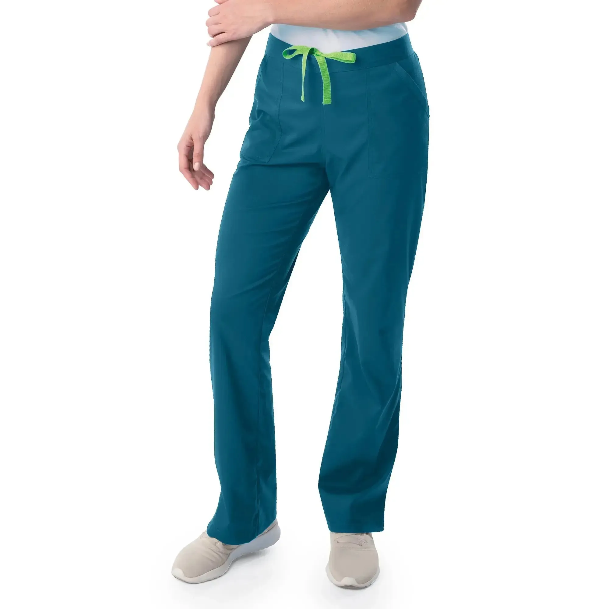 Landau ProFlex Women's Straight-Leg Cargo Scrub Pants - Petite Size