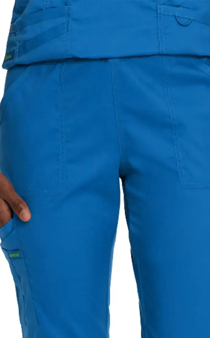 Landau ProFlex Women's Straight-Leg Cargo Scrub Pants - Petite Size