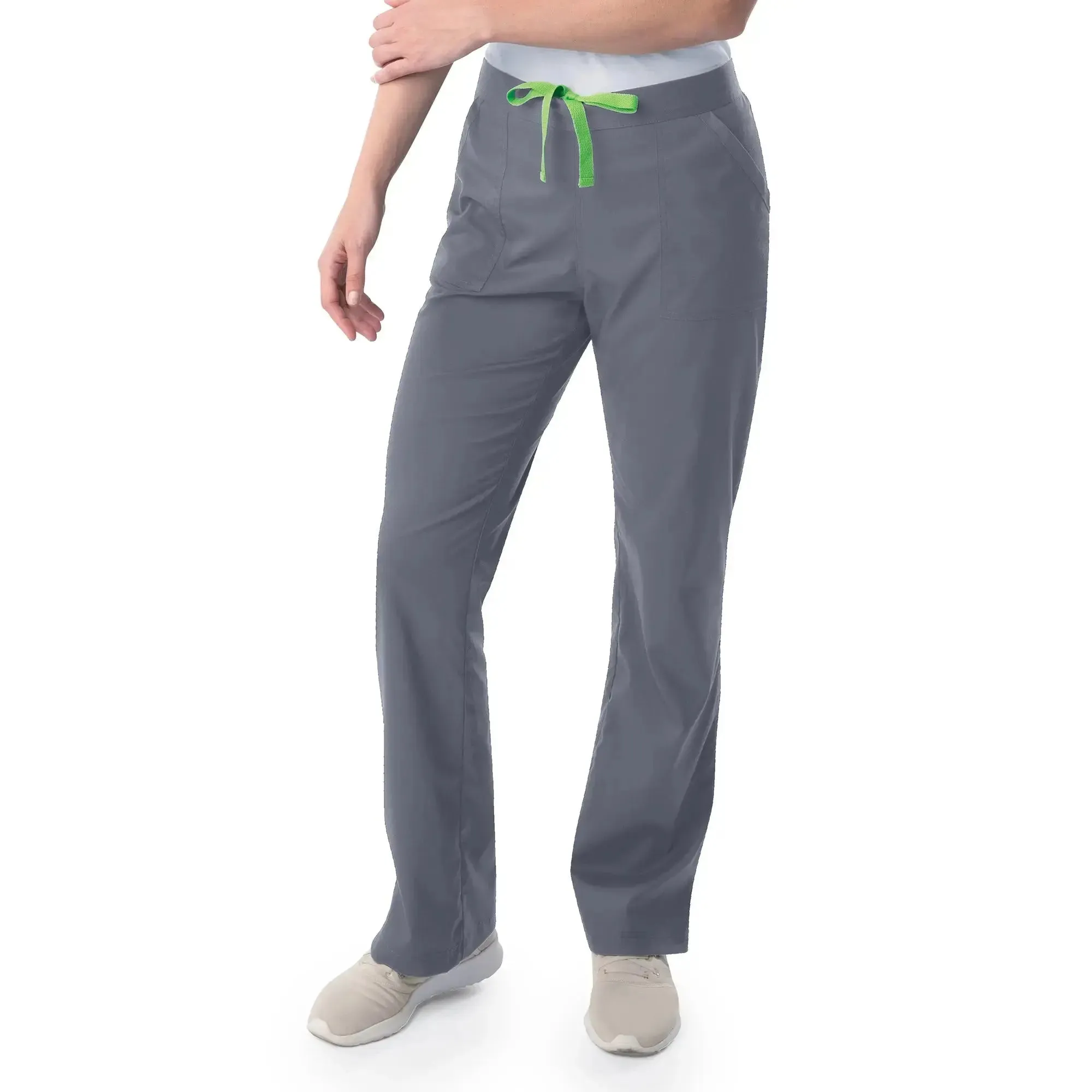 Landau ProFlex Women's Straight-Leg Cargo Scrub Pants - Petite Size