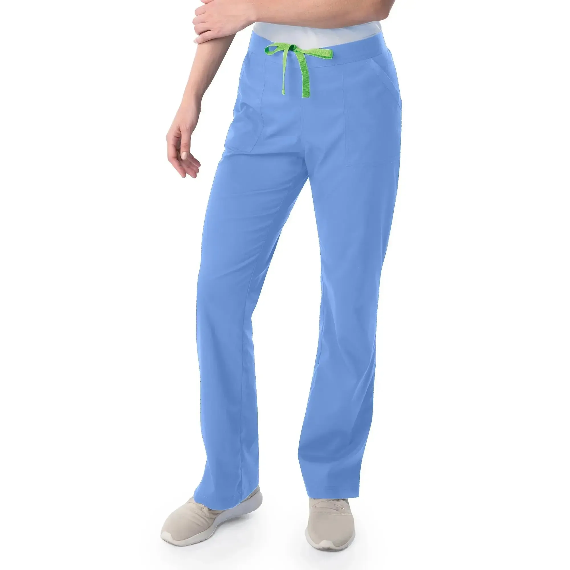 Landau ProFlex Women's Straight-Leg Cargo Scrub Pants - Petite Size