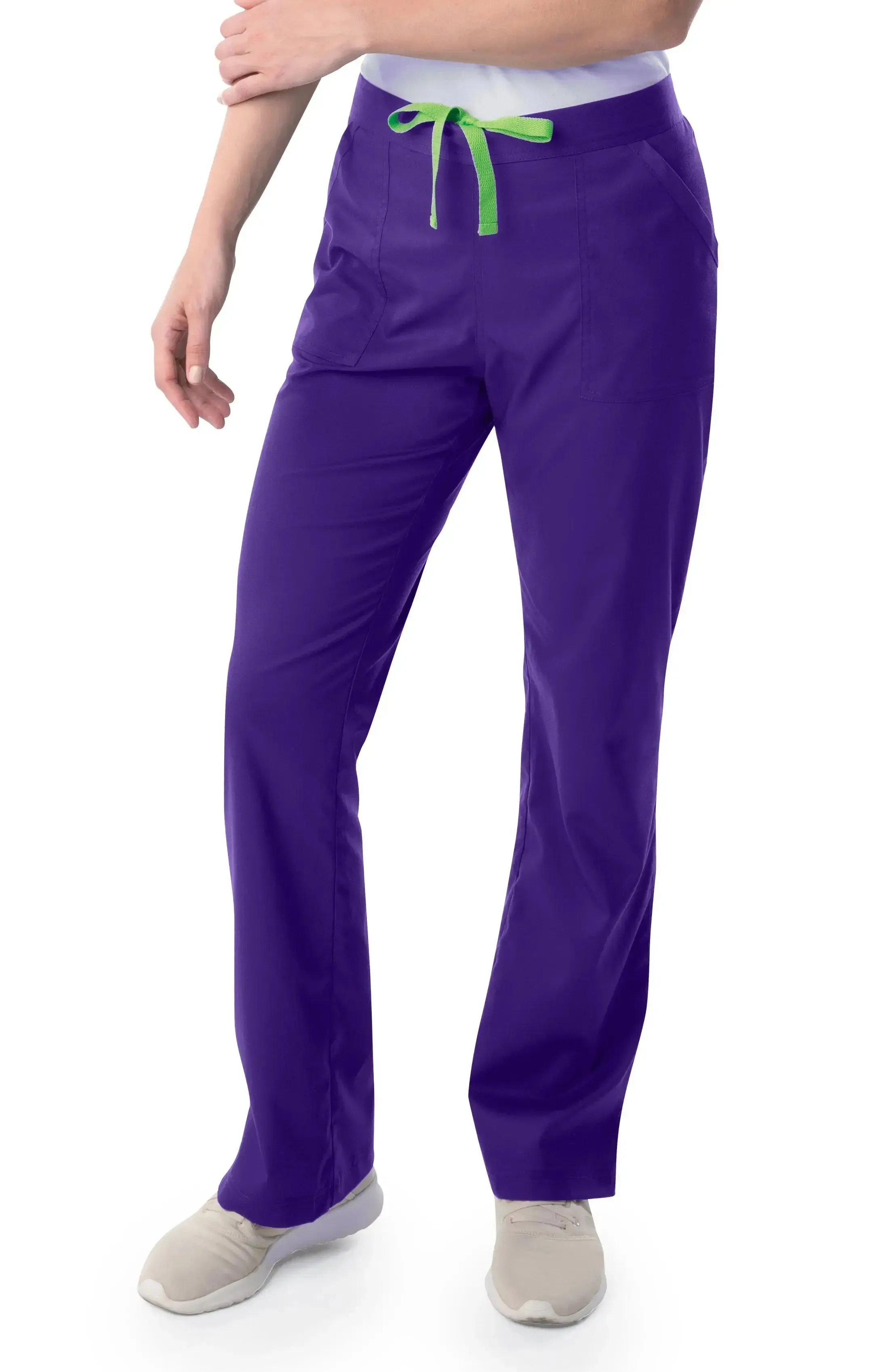 Landau ProFlex Women's Straight-Leg Cargo Scrub Pants - Petite Size