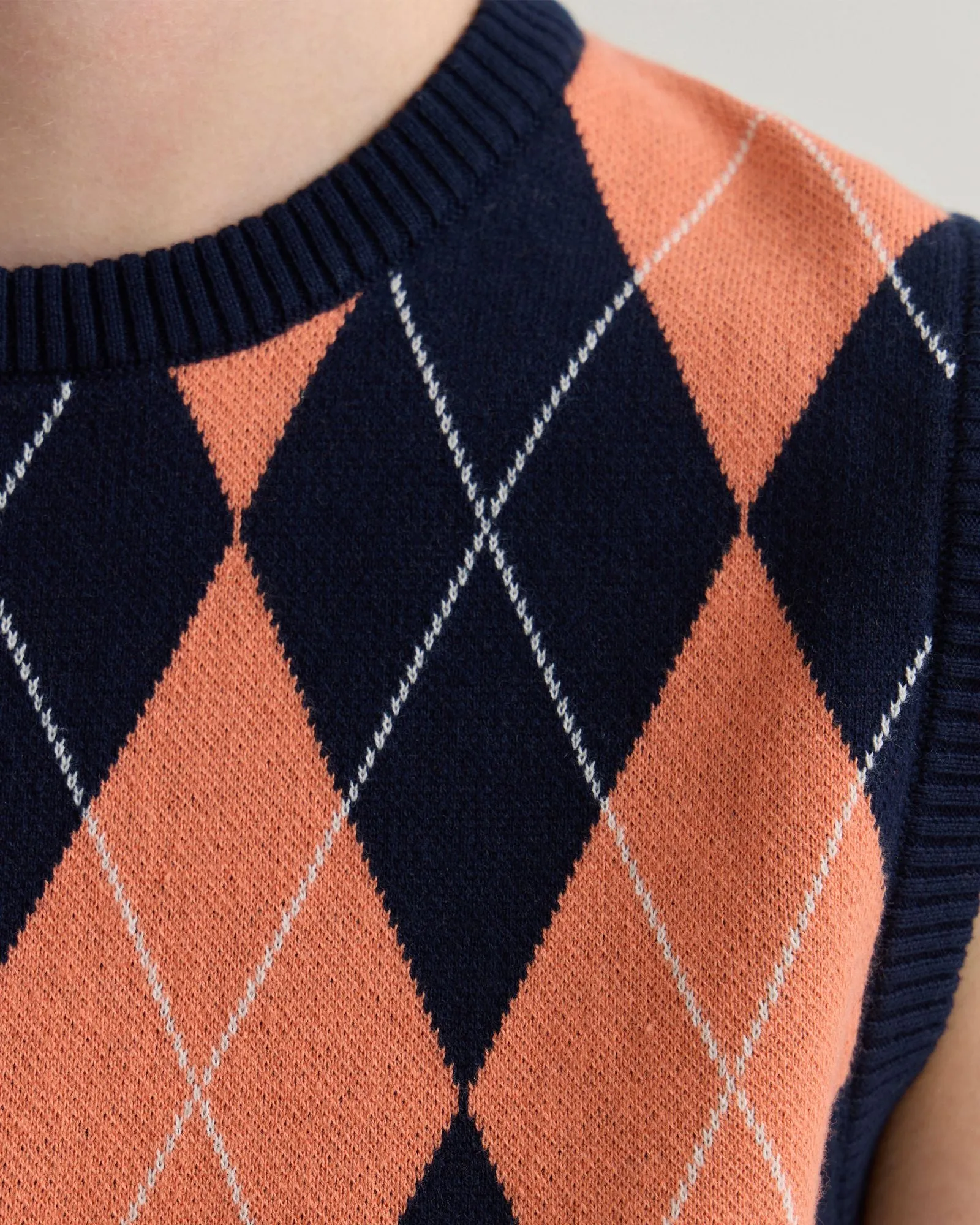 Lanie Argyle Vest