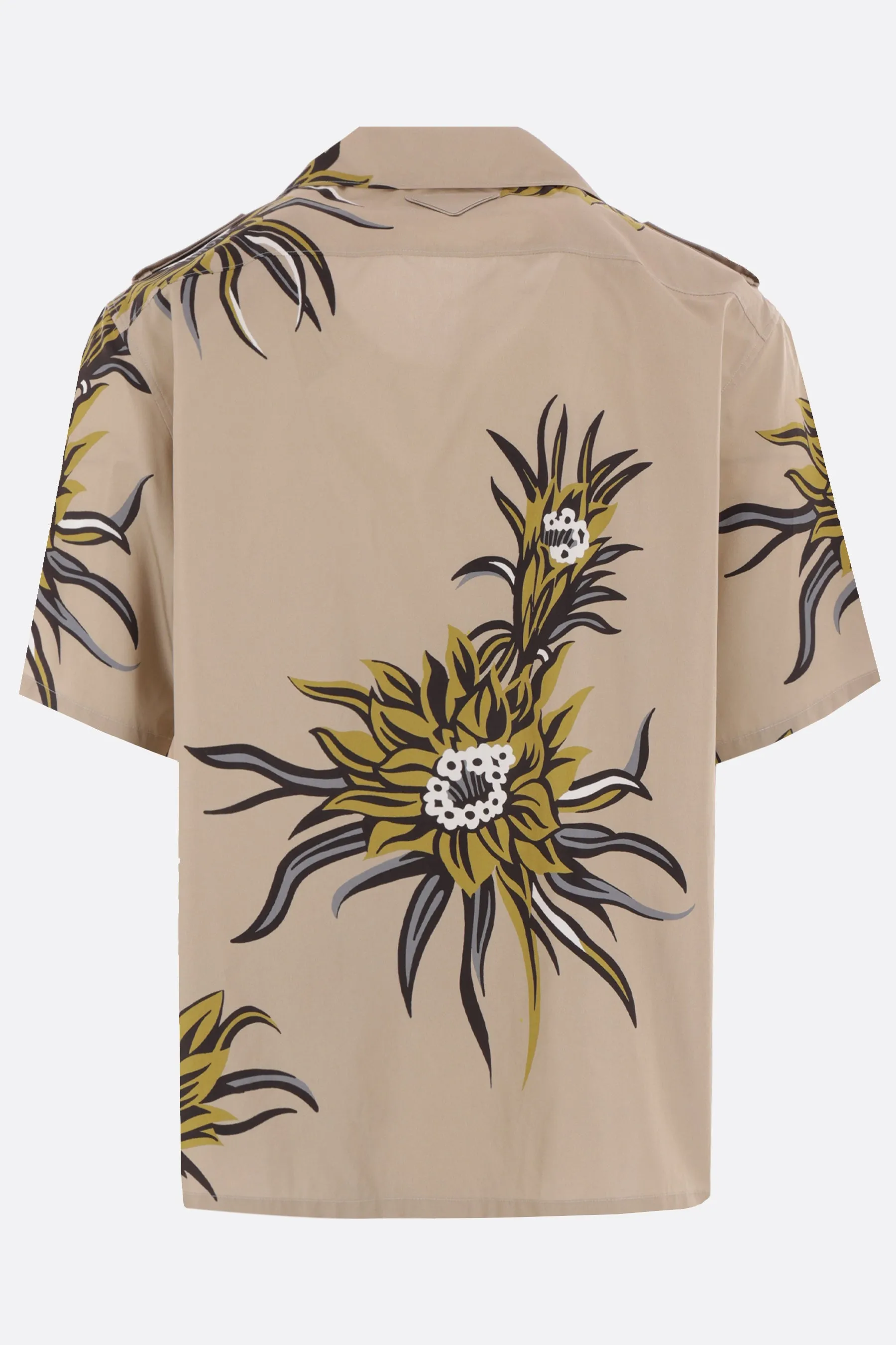 Lilium Floral Poplin Bowling Shirt