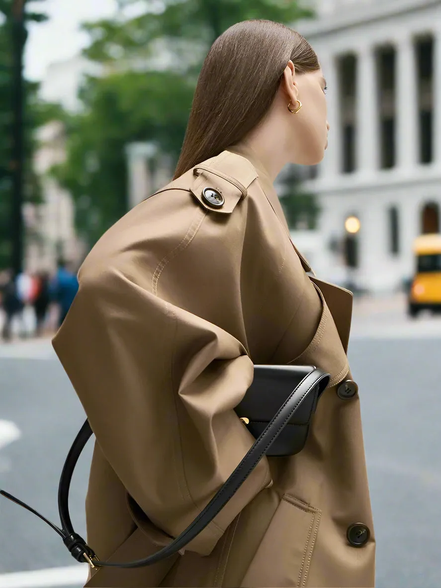 Luxurious Oversized Double Breasted Coat (S - 2X) in 2 Colors