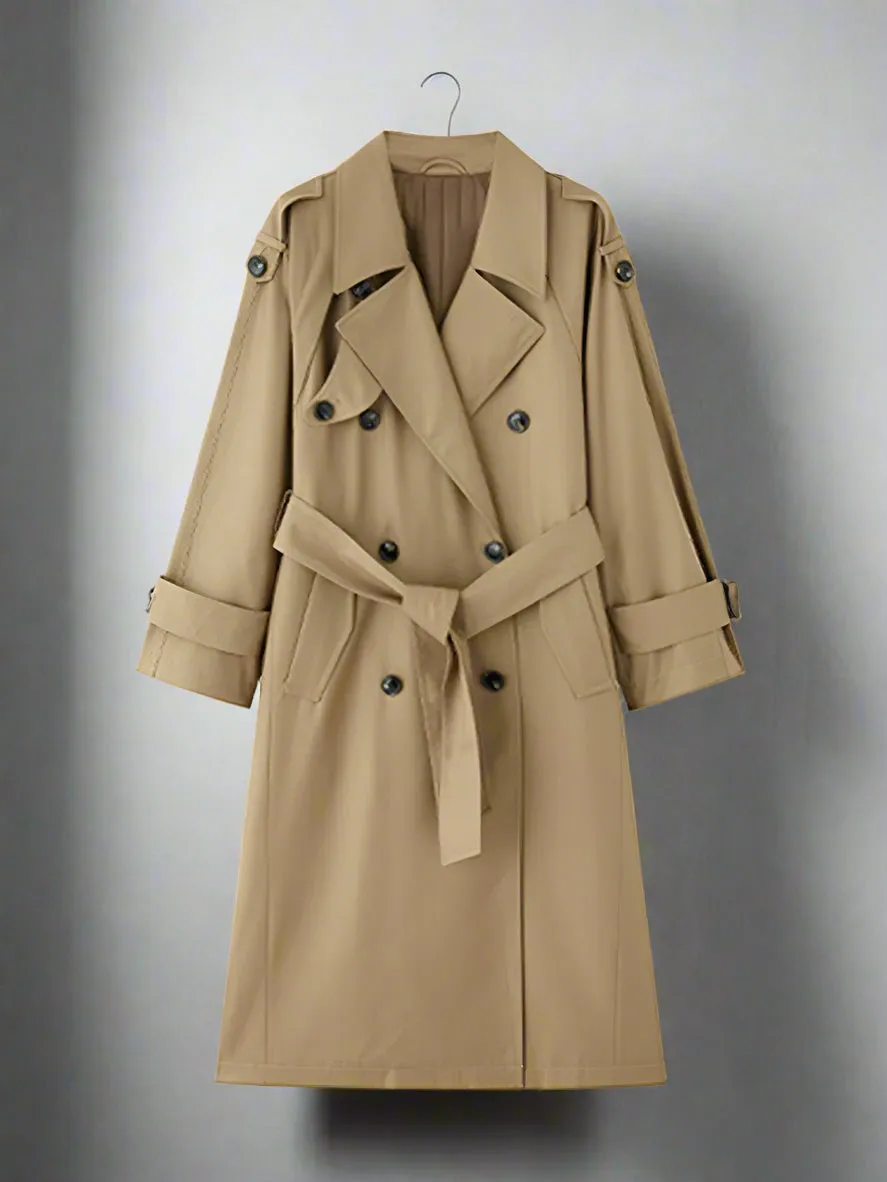 Luxurious Oversized Double Breasted Coat (S - 2X) in 2 Colors