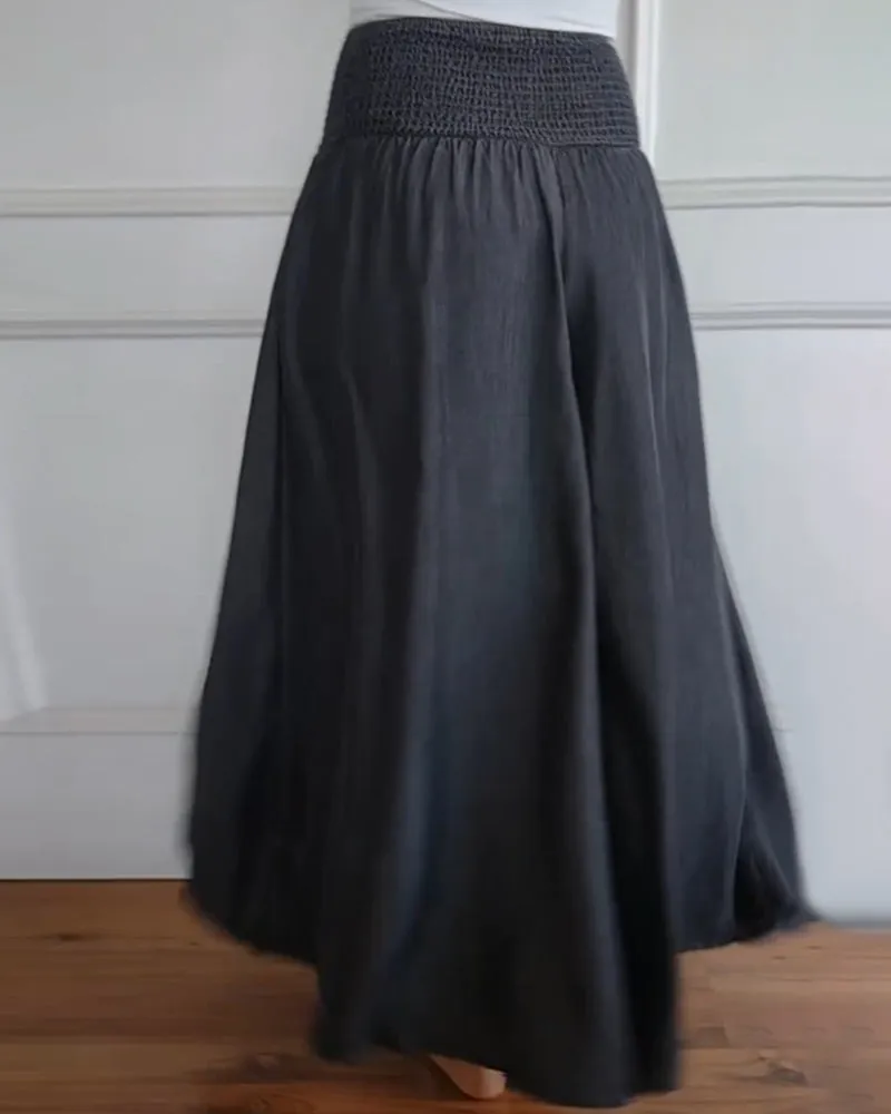 Lyra Elastic Waist Skirt
