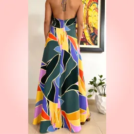 Metamorphosis Halter Dress