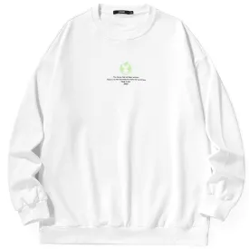 Minimalist Plain Crew Neck Sweatshirt
