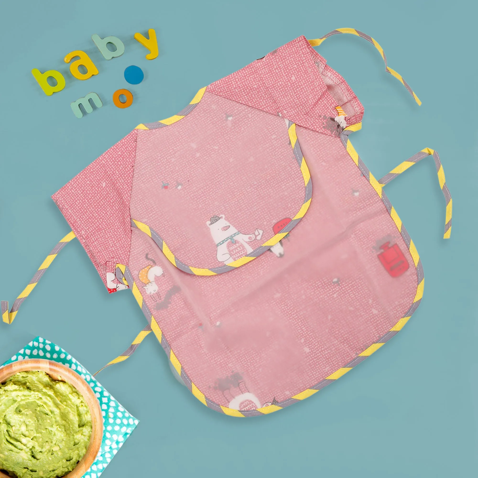 Nature Lover Pink Wear Me Bib