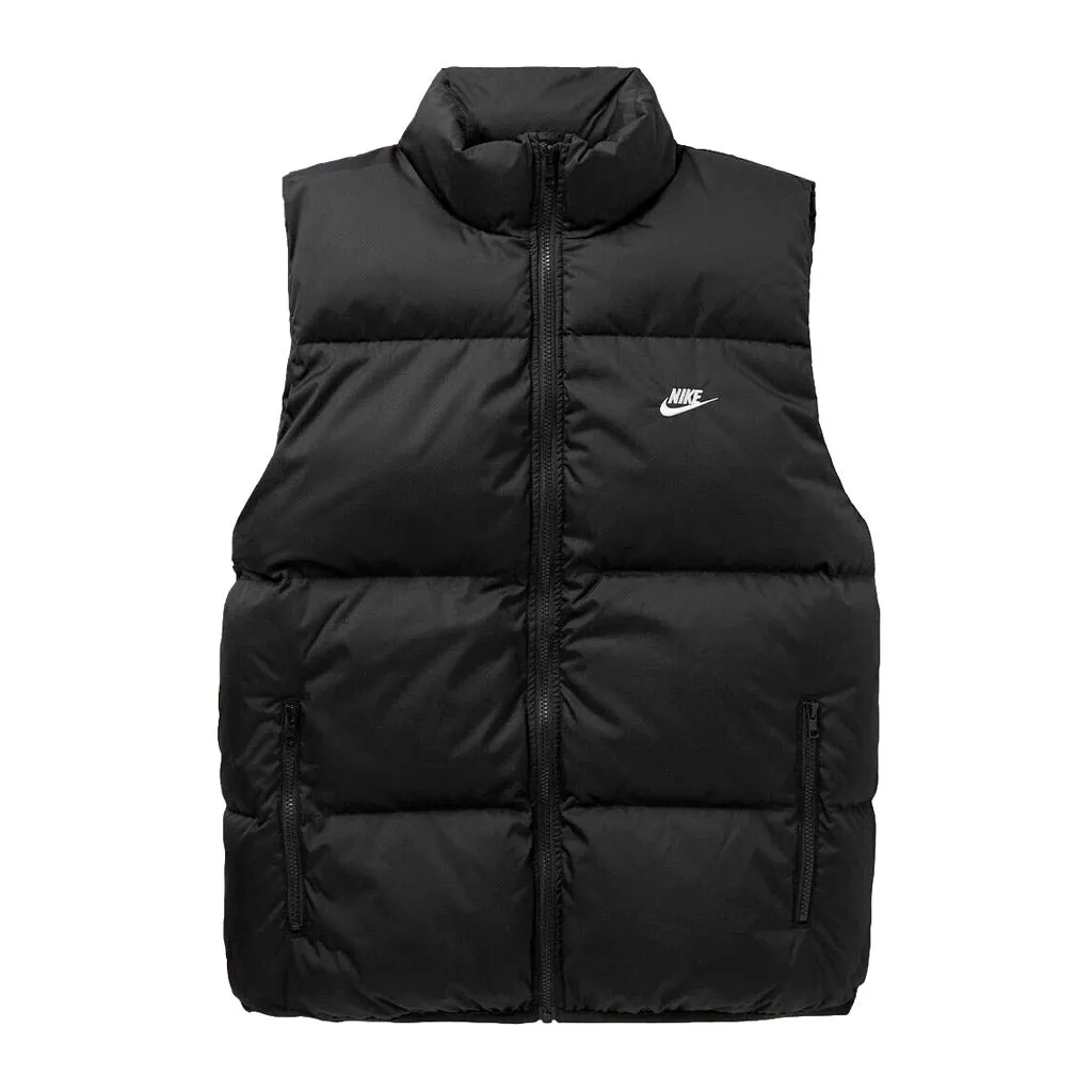 NIKE SPORTSWEAR CLUB PRIMALOFT VEST - BLACK/WHITE
