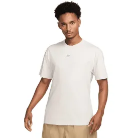 NIKE SPORTSWEAR PREMIUM ESSENTIALS TEE - LIGHT BONE/HEATHER