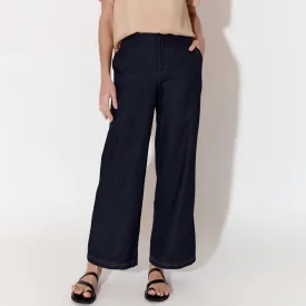 Nisha Denim Pants (Dark)