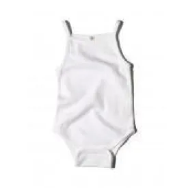 Organic Onesie - Pointelle Tank White