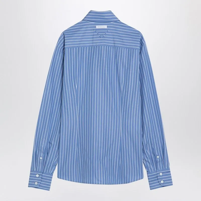PRADA Striped Poplin Shirt for Women