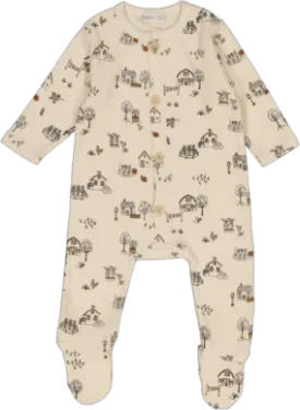 Printed Gardening Playsuit *LAST ONE - 6/9m*