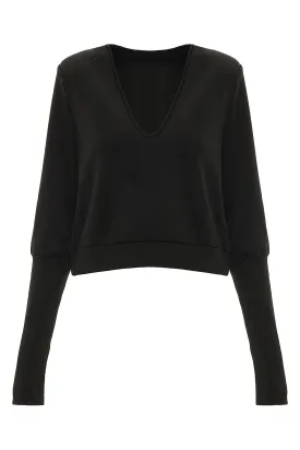 SHOULDER PADDED TOP
